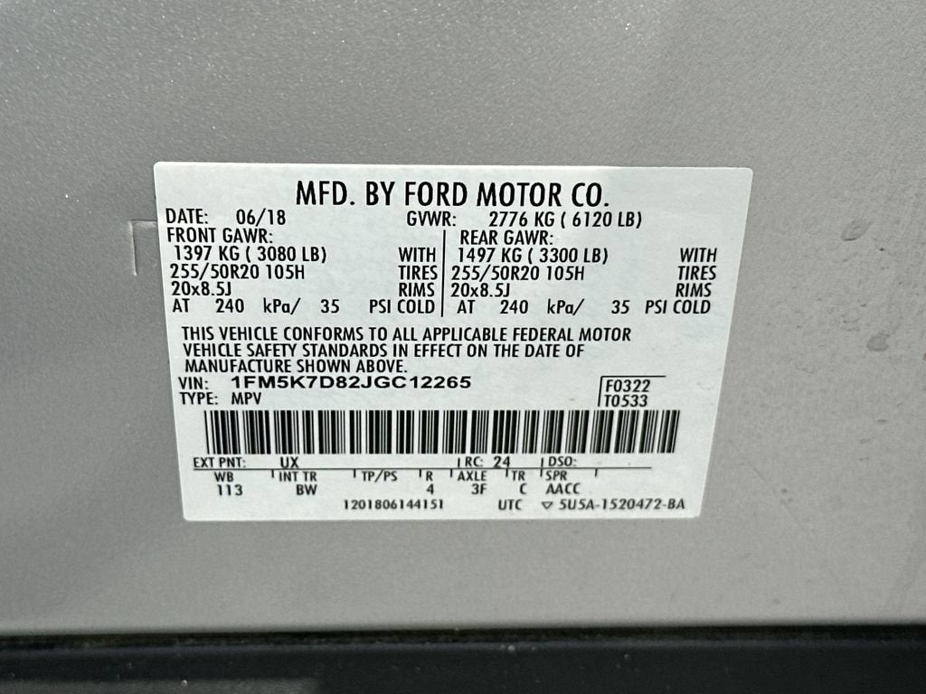 2018 Ford Explorer XLT