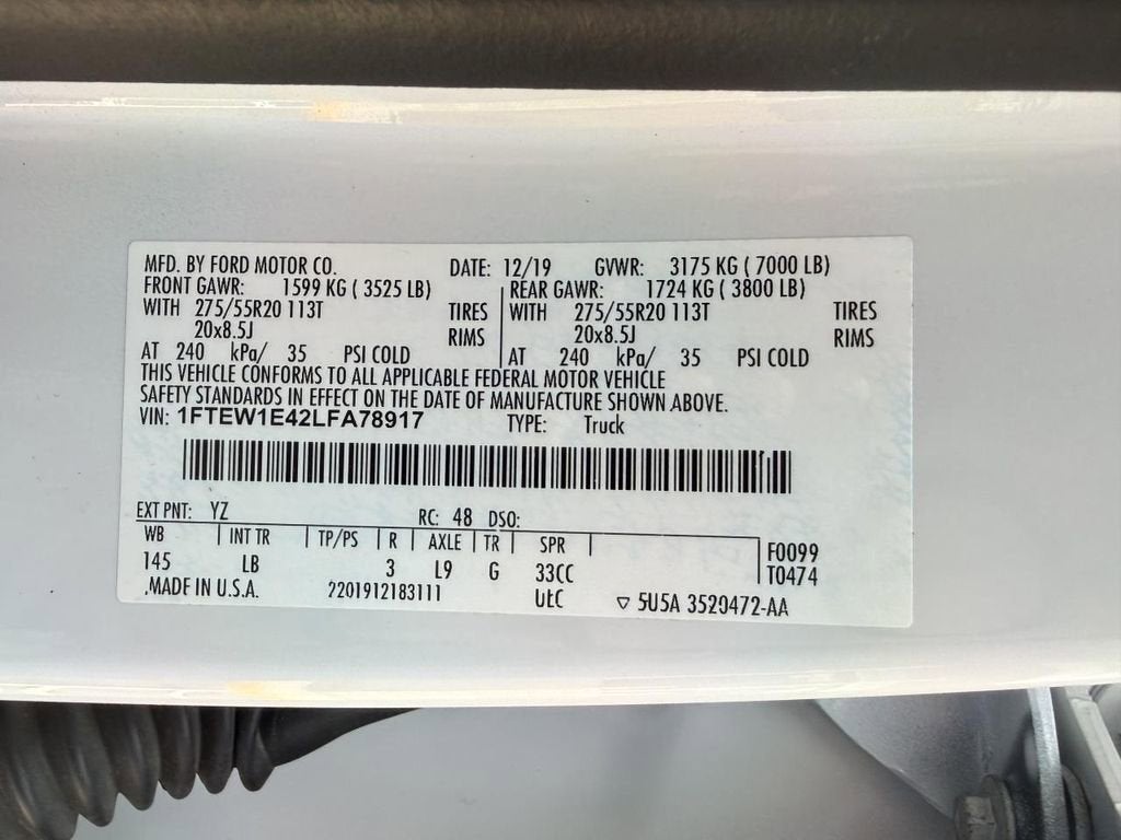 2020 Ford F-150 LARIAT