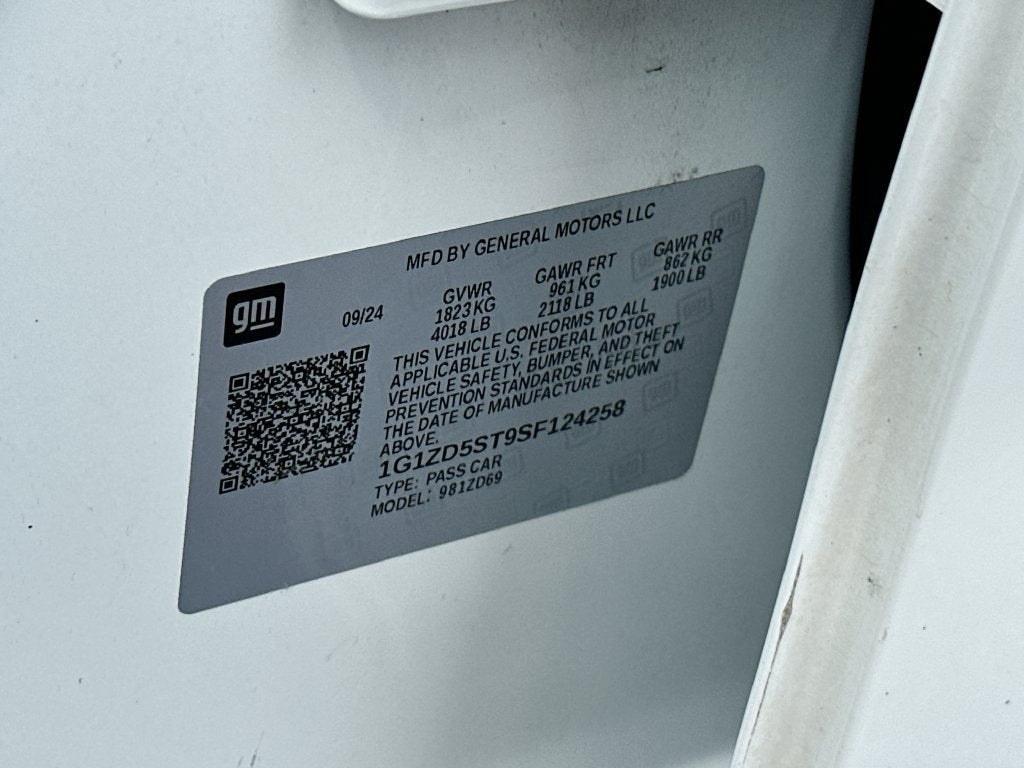 2025 Chevrolet Malibu 1LT