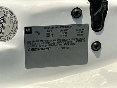 2009 Pontiac G6 w/1SA *Ltd Avail*