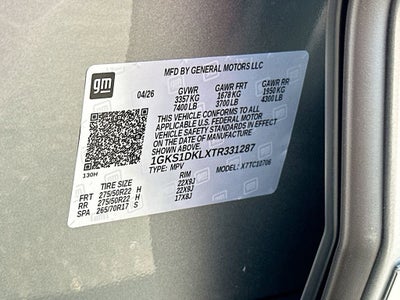 2026 GMC Yukon Denali