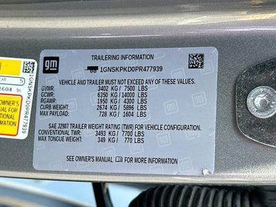 2023 Chevrolet Tahoe Z71