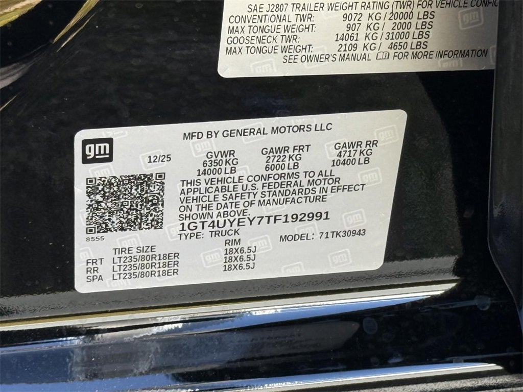 2026 GMC Sierra 3500 HD Denali Ultimate DRW