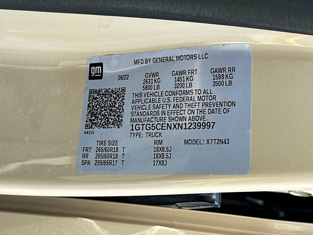 2022 GMC Canyon Elevation