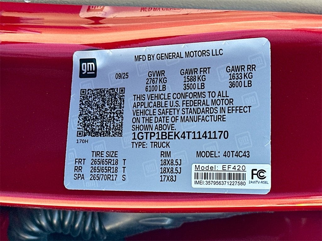 2026 GMC Canyon Elevation