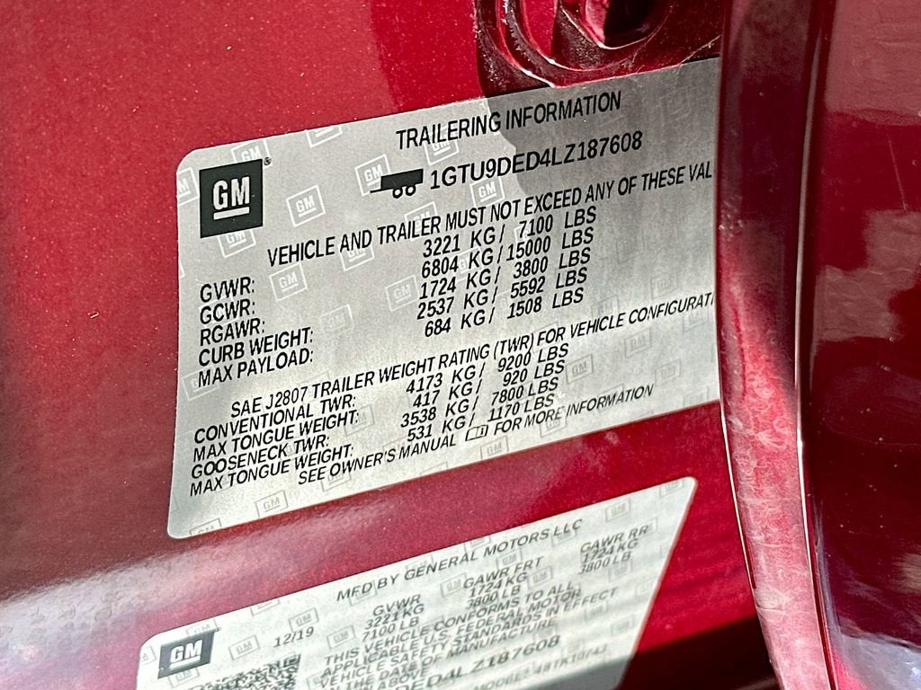 2020 GMC Sierra 1500 SLT