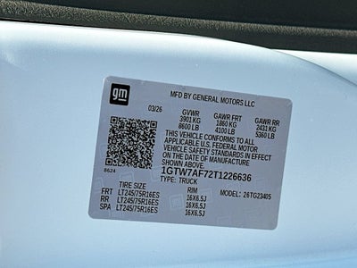 2026 GMC Savana Cargo Work Van