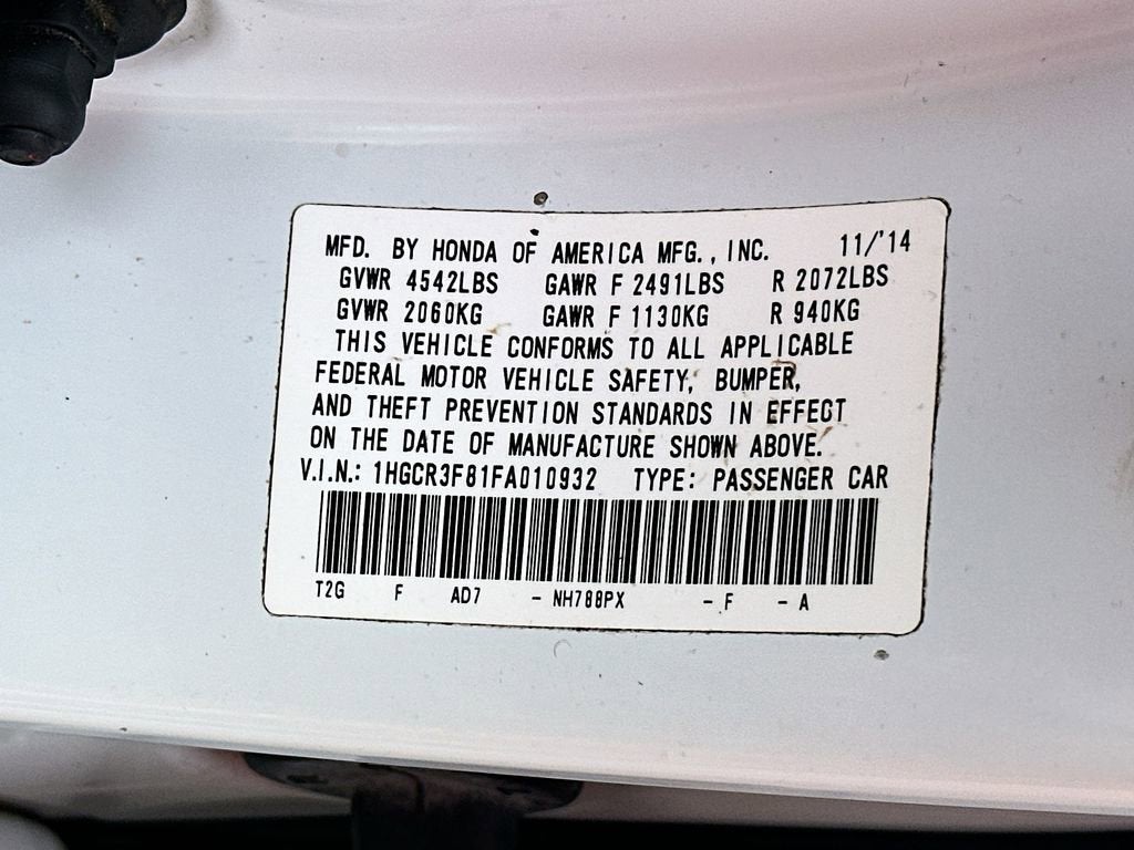 2015 Honda Accord Sedan EX-L