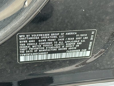 2013 Volkswagen Passat 2.0L TDI SEL Premium
