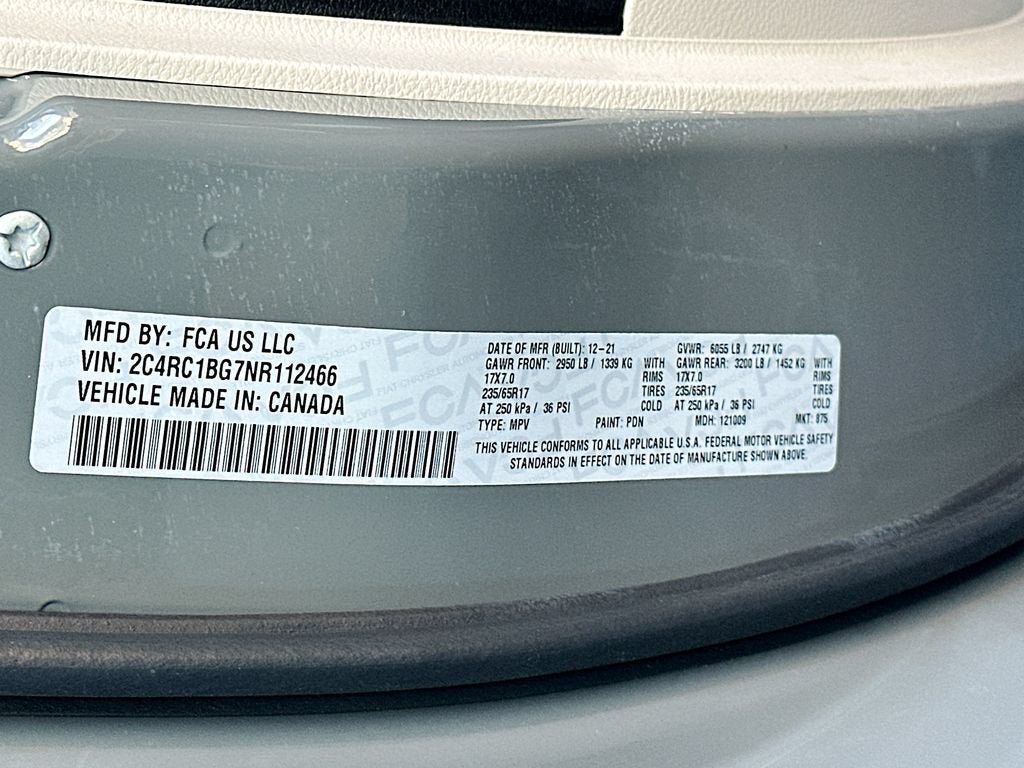 2022 Chrysler Pacifica Touring L