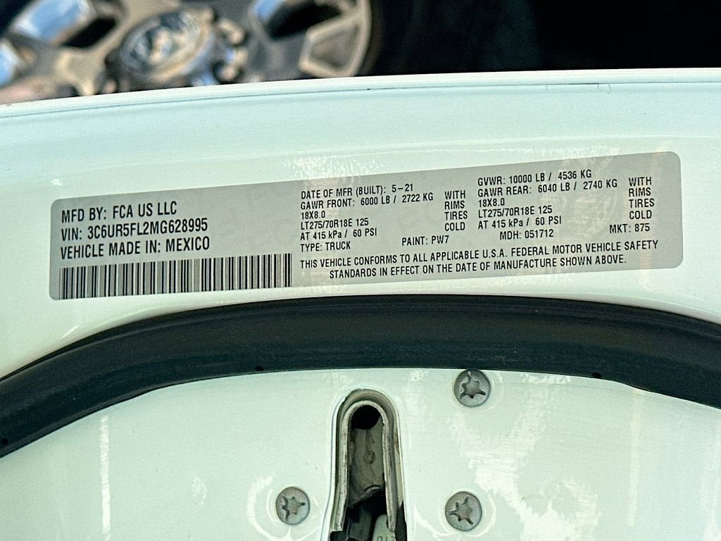 2021 RAM 2500 Laramie