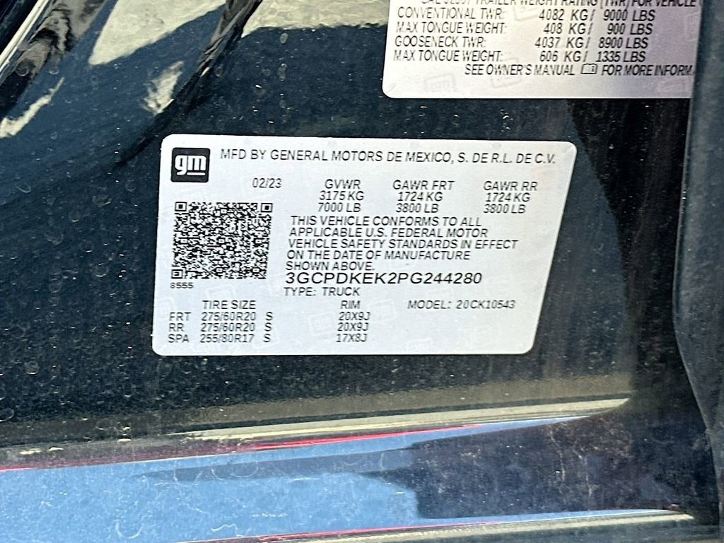 2023 Chevrolet Silverado 1500 LT (2FL)