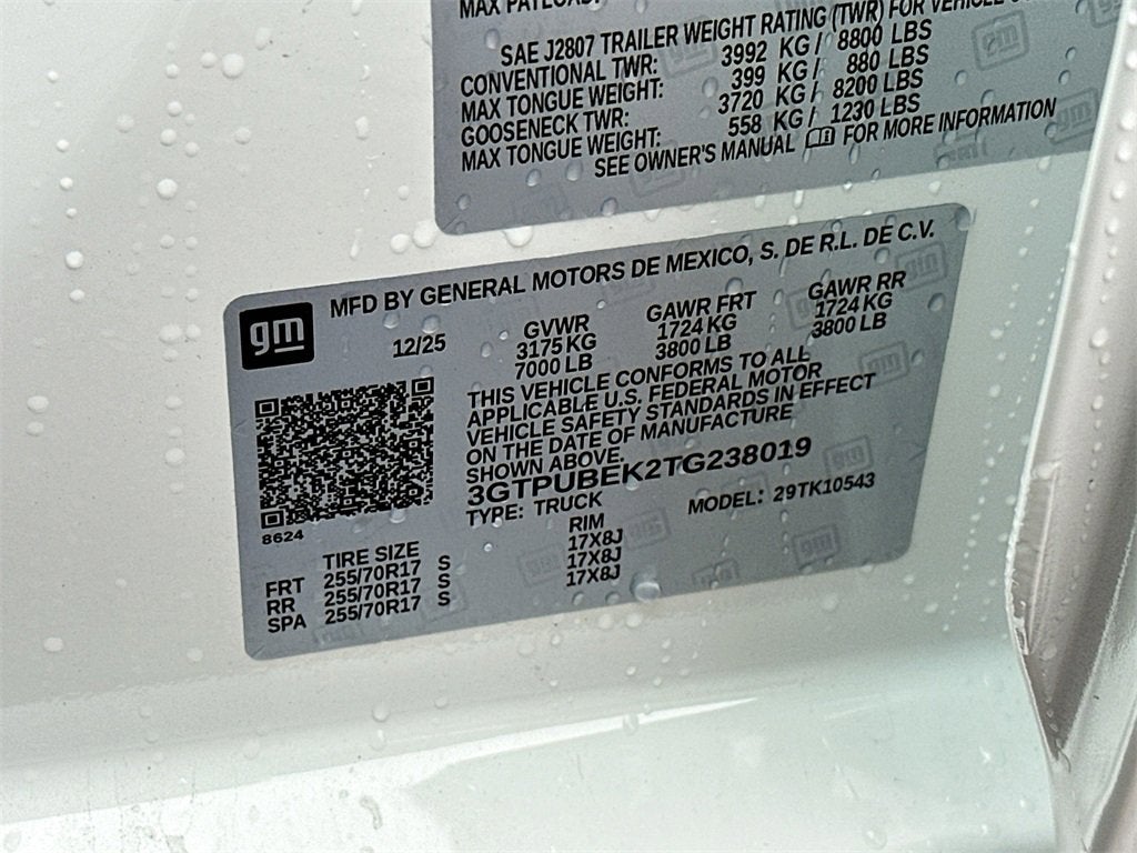 2026 GMC Sierra 1500 SLE