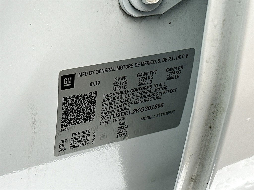 2019 GMC Sierra 1500 SLT