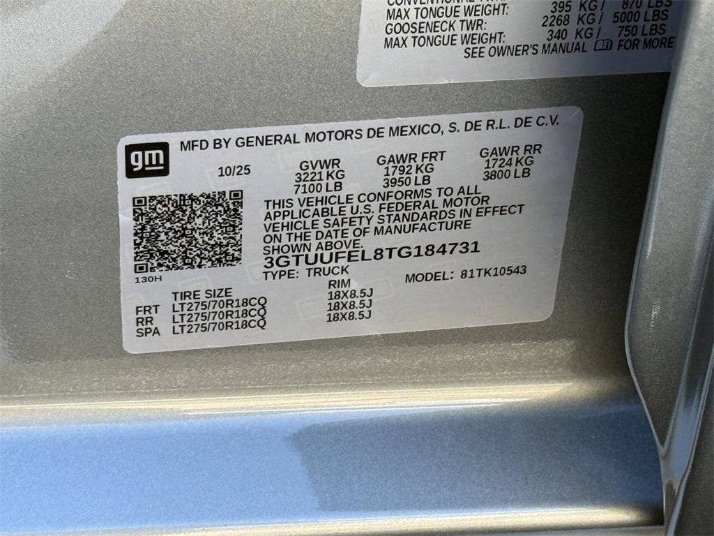 2026 GMC Sierra 1500 AT4X