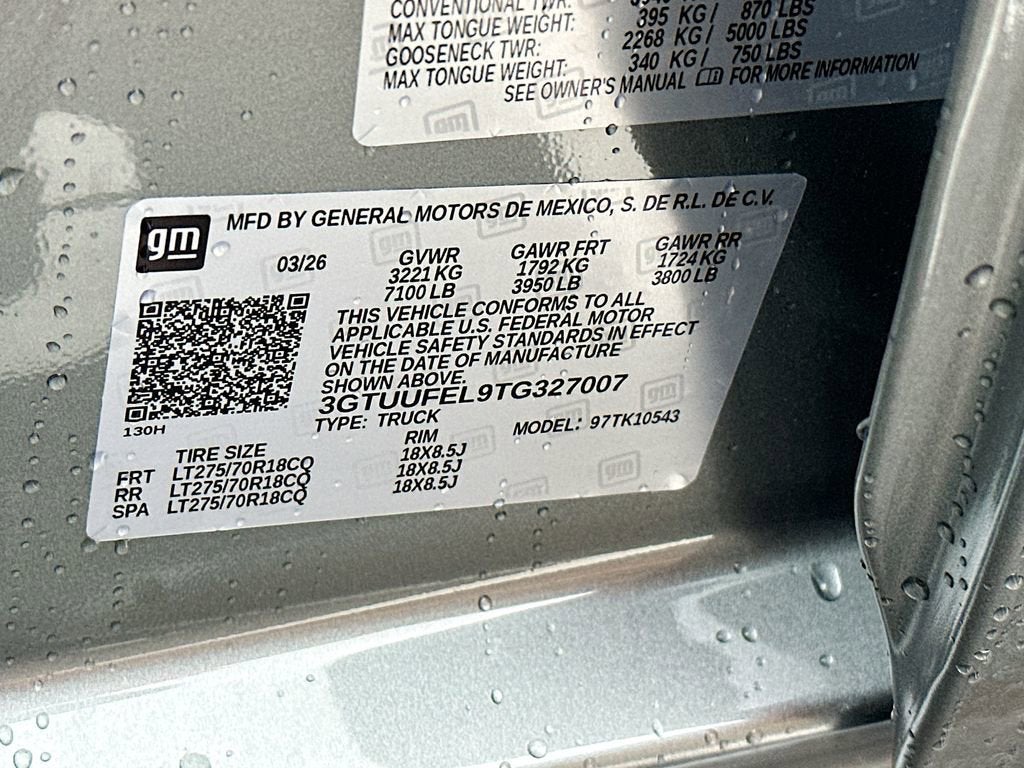 2026 GMC Sierra 1500 AT4X