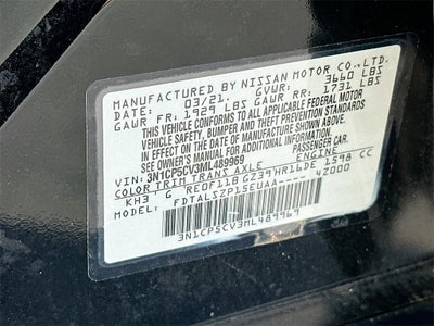 2021 Nissan Kicks SV Xtronic CVT