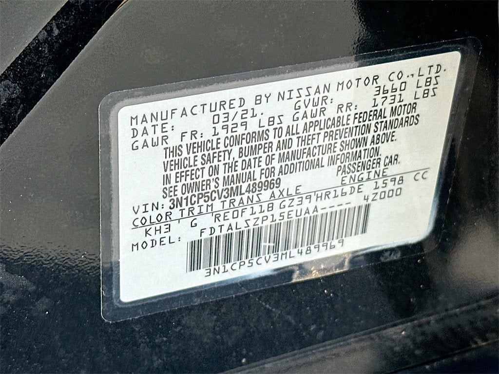 2021 Nissan Kicks SV Xtronic CVT