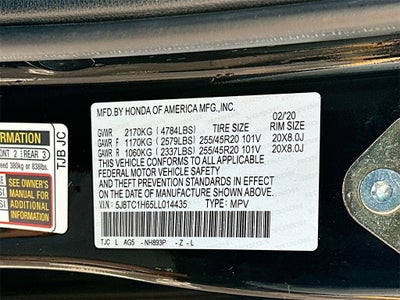 2020 Acura RDX A-Spec Package