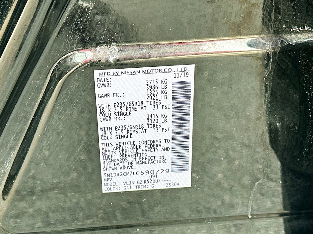 2020 Nissan Pathfinder SL 4WD