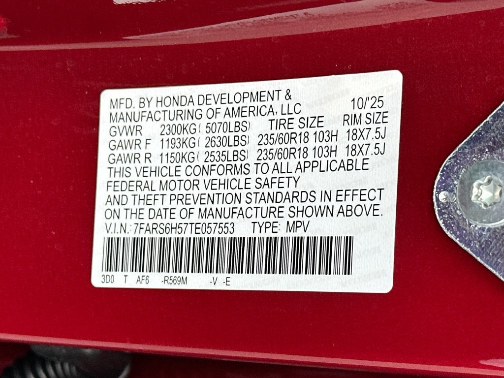 2026 Honda CR-V Hybrid AWD Sport