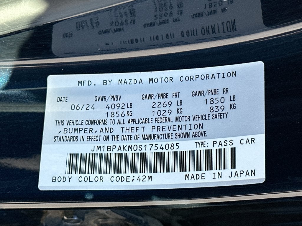 2025 Mazda Mazda3 Hatchback 2.5 S Select Sport