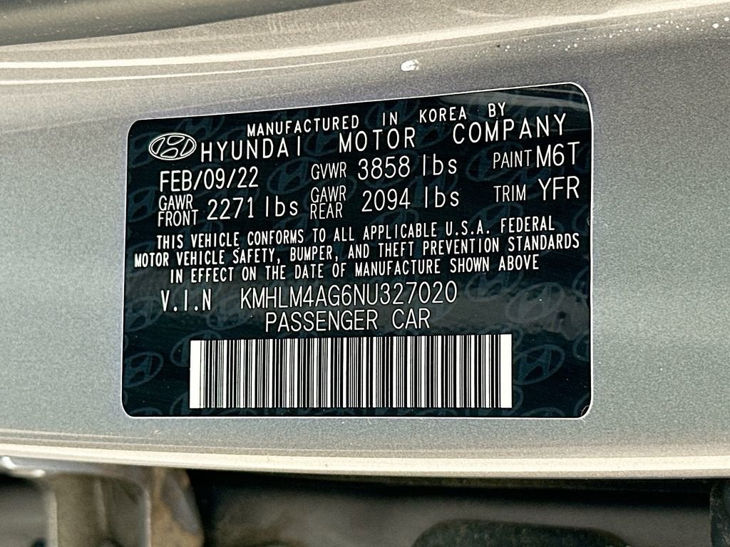 2022 Hyundai Elantra SEL