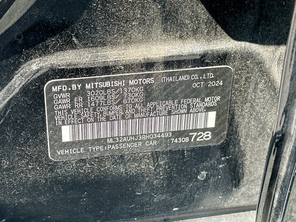 2024 Mitsubishi Mirage ES