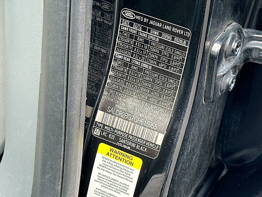 2016 Land Rover Discovery Sport SE