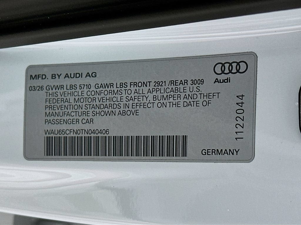 2026 Audi A6 Prestige quattro S tronic