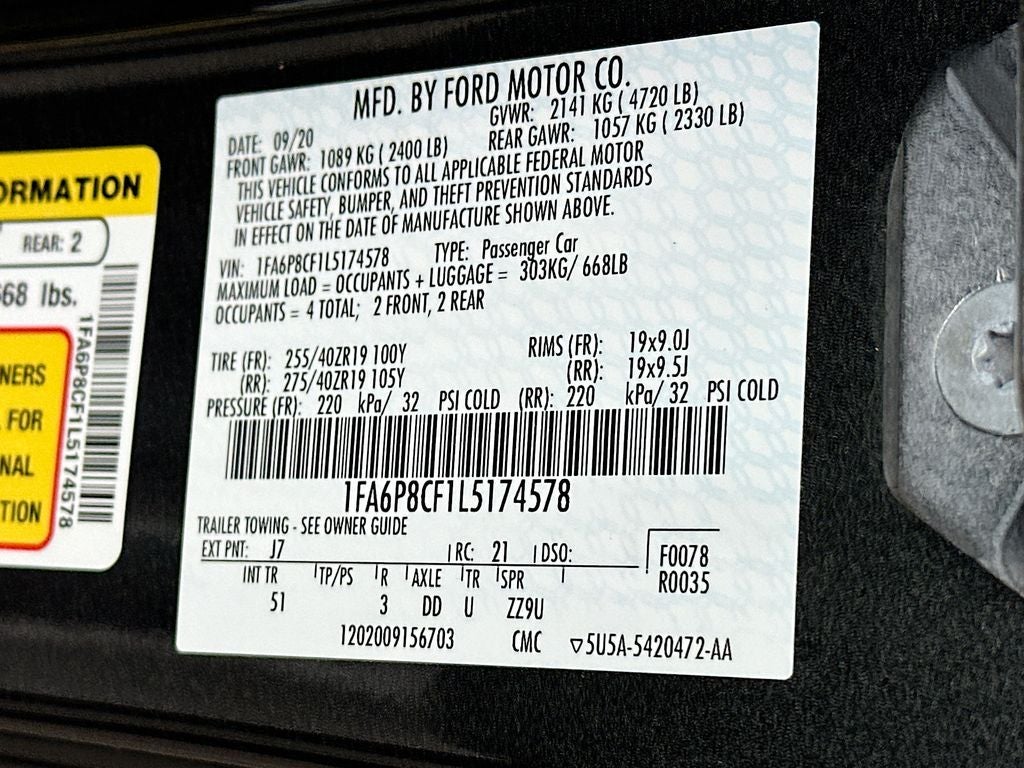 2020 Ford Mustang GT Premium