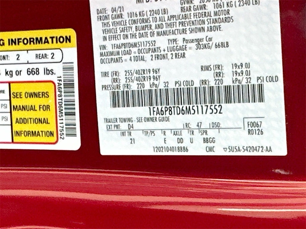 2021 Ford Mustang EcoBoost