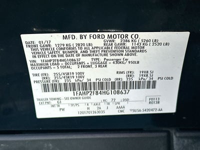 2017 Ford Taurus Limited