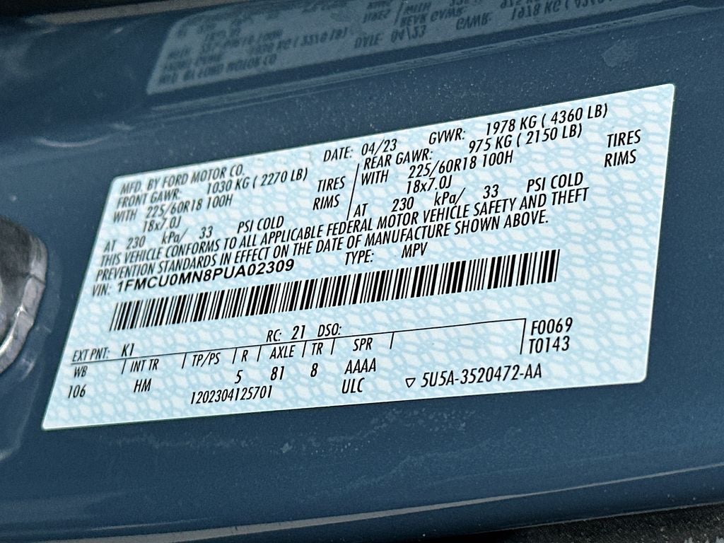 2023 Ford Escape ST-Line