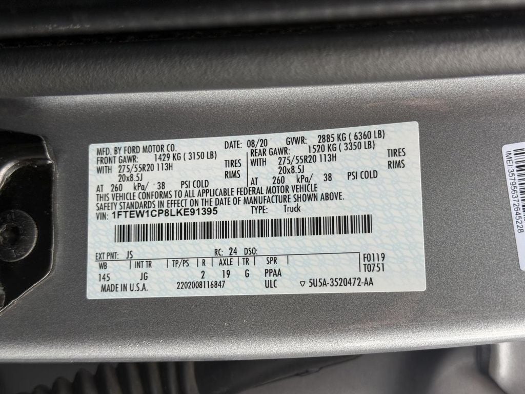 2020 Ford F-150 XL