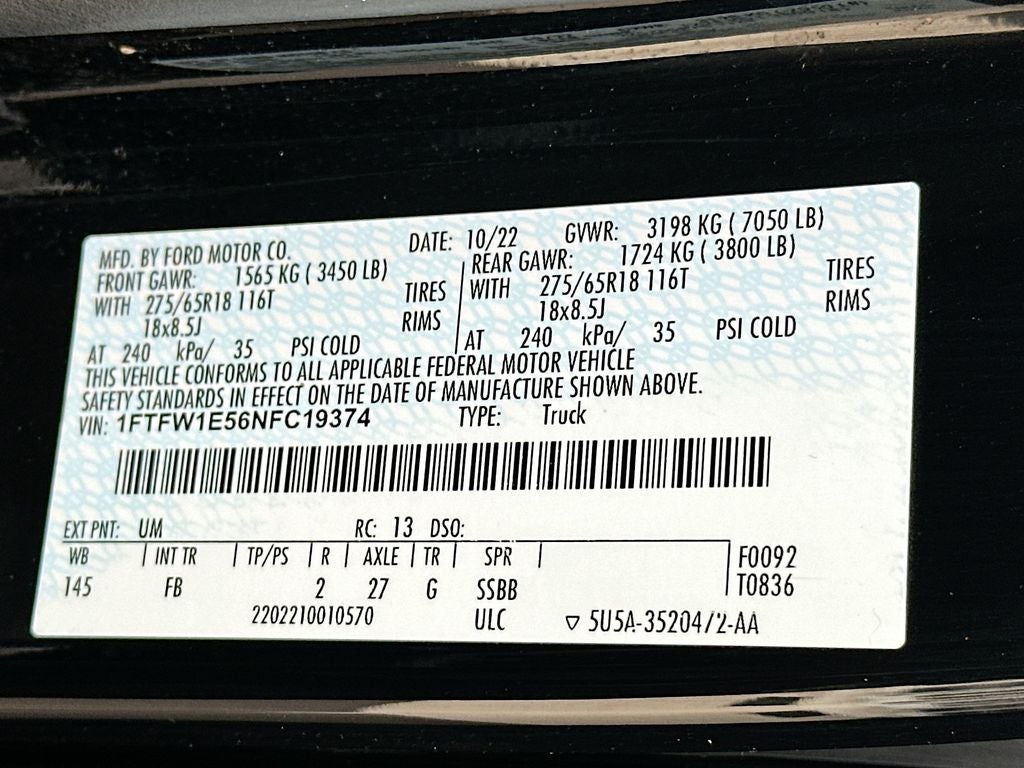 2022 Ford F-150 XLT