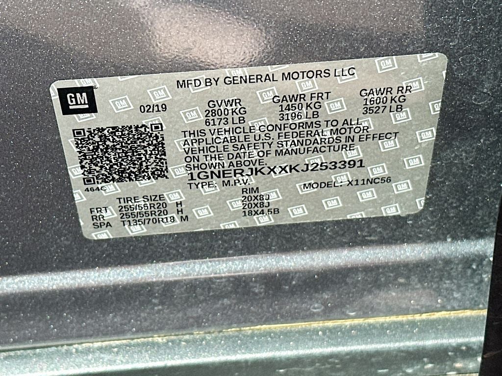 2019 Chevrolet Traverse RS 2LT