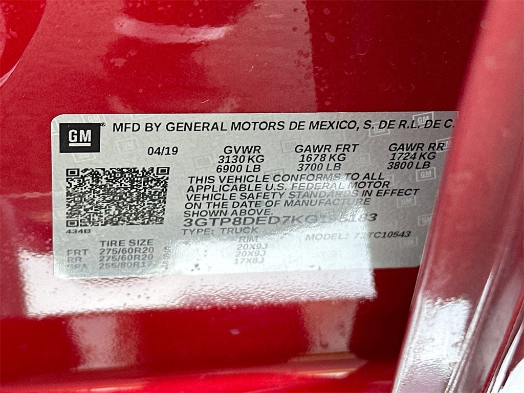 2019 GMC Sierra 1500 SLT