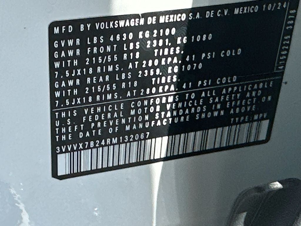 2024 Volkswagen Taos 1.5T SE