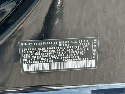 2024 Volkswagen Jetta 1.5T SE
