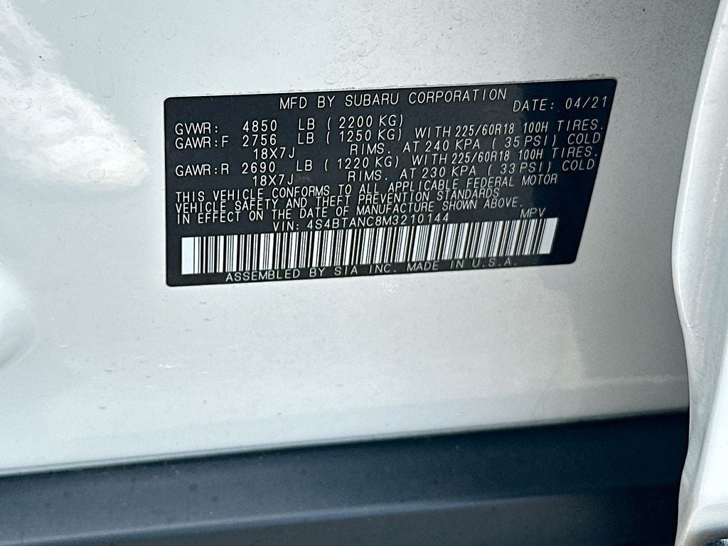 2021 Subaru Outback Limited