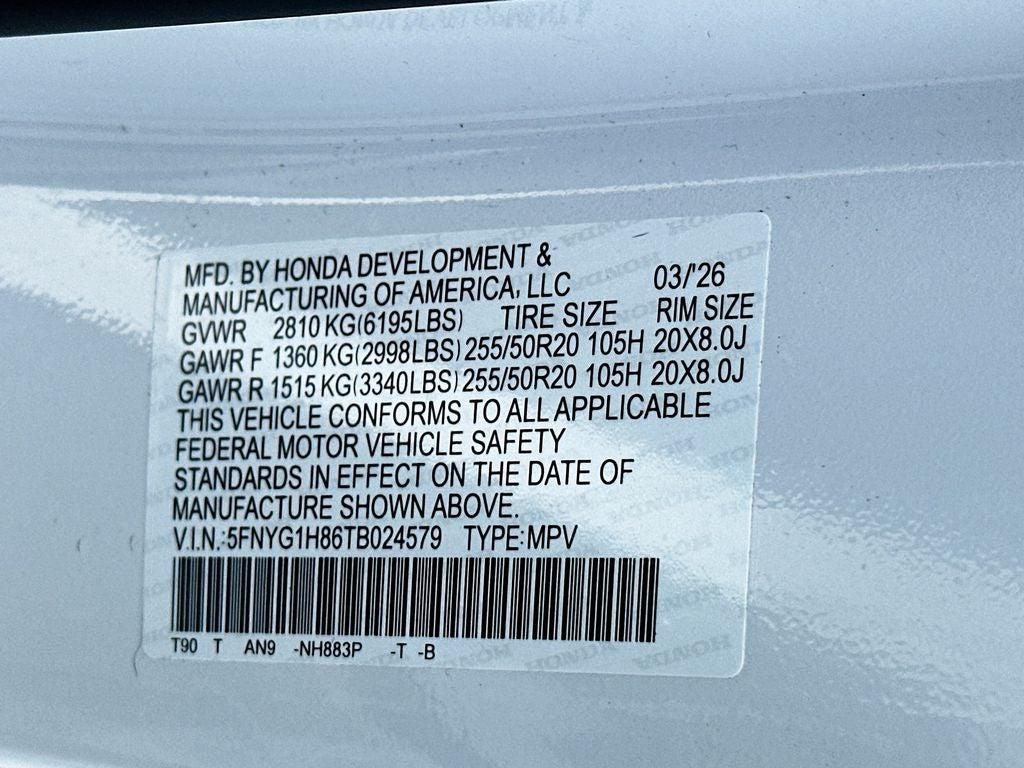 2026 Honda Pilot Elite