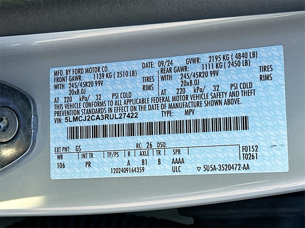 2024 Lincoln Corsair Reserve