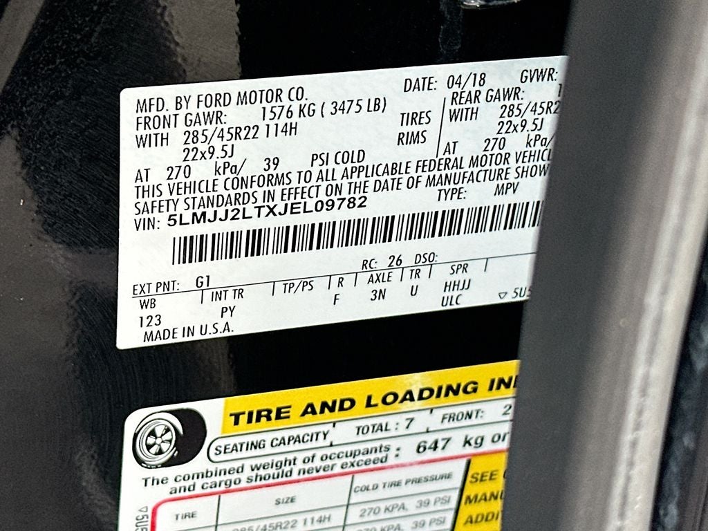 2018 Lincoln Navigator Reserve