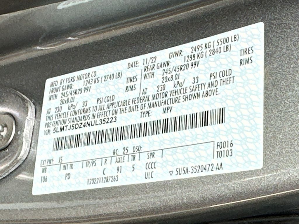 2022 Lincoln Corsair Plug-In Hybrid Grand Touring