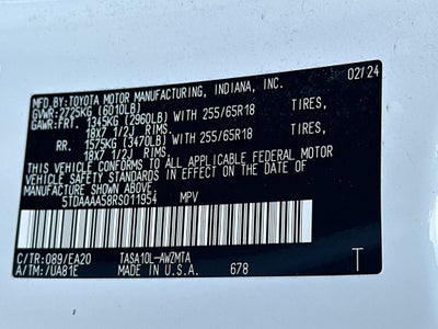 2024 Toyota Grand Highlander XLE