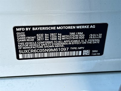 2022 BMW X5 xDrive40i