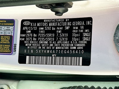 2014 Kia Sorento Limited V6