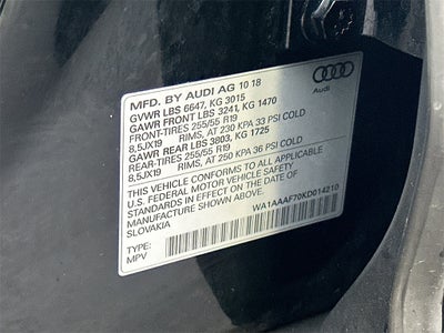 2019 Audi Q7 55 Premium quattro