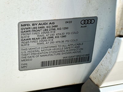 2022 Audi Q5 45 S line Premium quattro